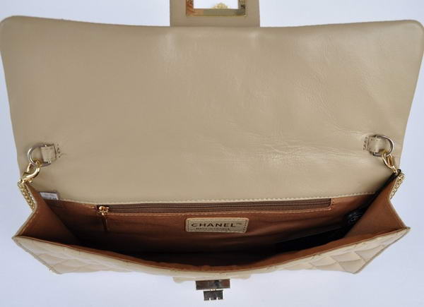 Fake Chanel Mademoiselle Turnlock Clutch Bags 2253 Apricot On Sale